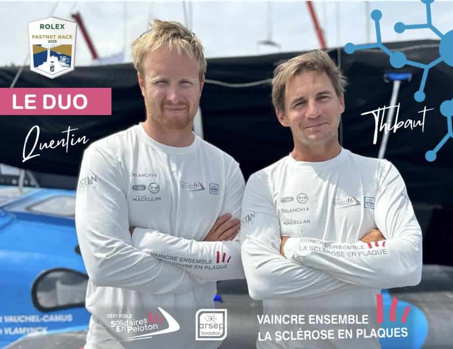 ROLEX FASTNET RACE Un duo pour une première Défi Voile Solidaires