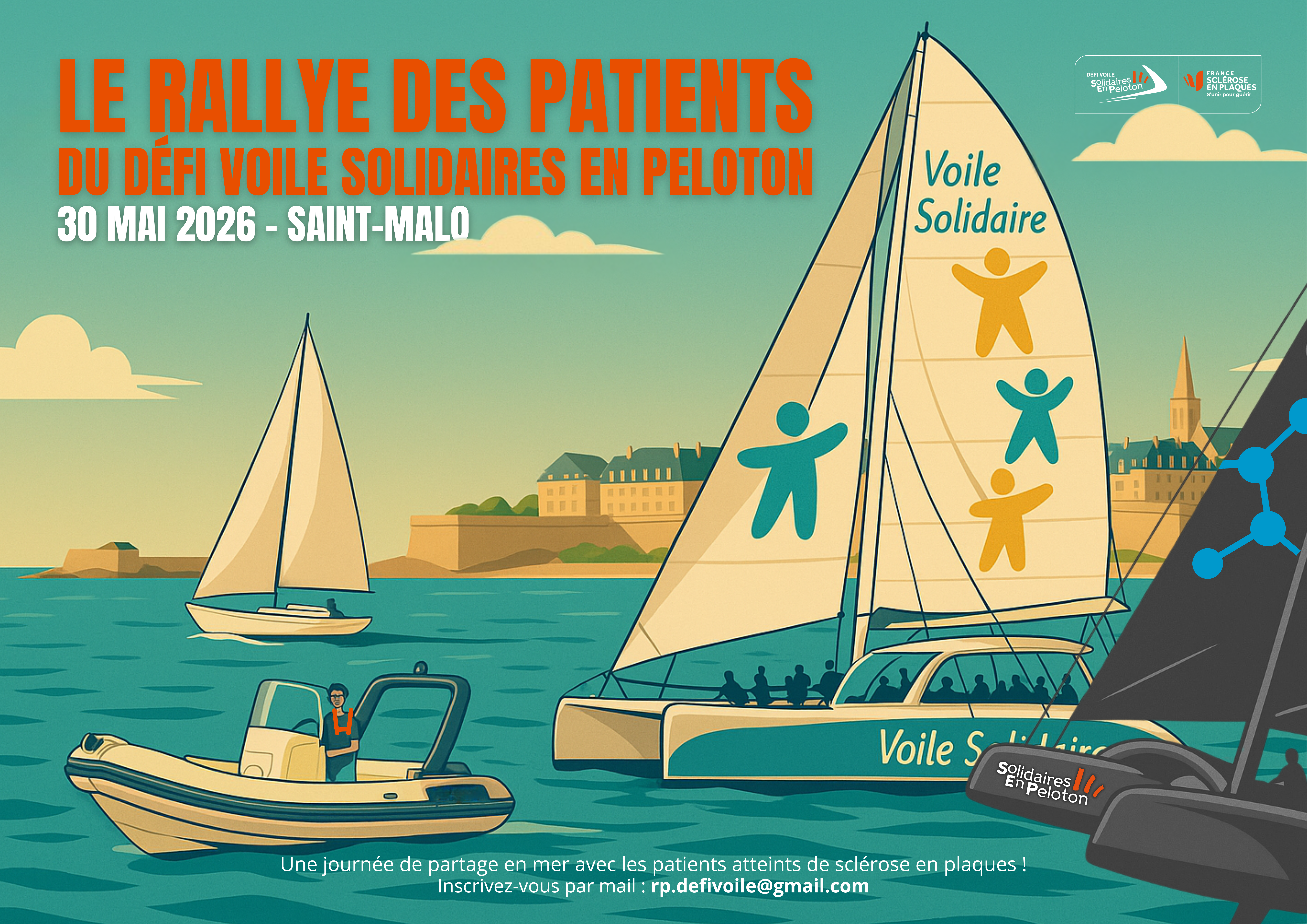 Défi Voile Solidaires En Peloton - Un projet sportif
& solidaire